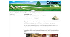 Desktop Screenshot of finther-zeltlager.de